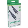 InLine 35902A USB-Kabel USB4 Gen 3x2 2 m USB C Schwarz