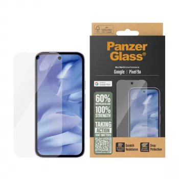 Bildschirmschutz PanzerGlass Google Pixel 9a Ultra-Wide Fit kratzfest stoßfest