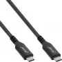 InLine 35904A USB-Kabel USB4 Gen 3x2 1,5 m USB-C Schwarz