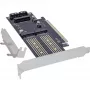 InLine 76660T Schnittstellenkarten/Adapter Intern M.2, mSATA
