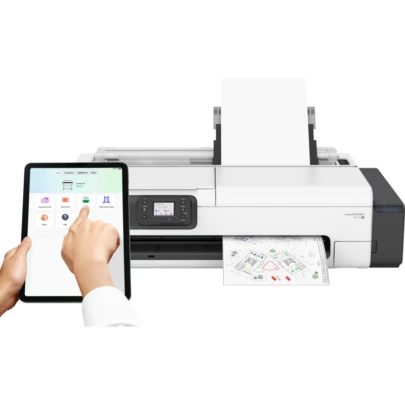 Großformat-Tintenstrahldrucker Canon imagePROGRAF TC-21M — Farbe, 2400 x 1200 DPI, A1, Wi‑Fi, Ethernet, 1 GB Speicher