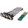 InLine 76660W Interner Seriell-Adapter M.2 Stecker ASIX AX99100 4 Gbit/s