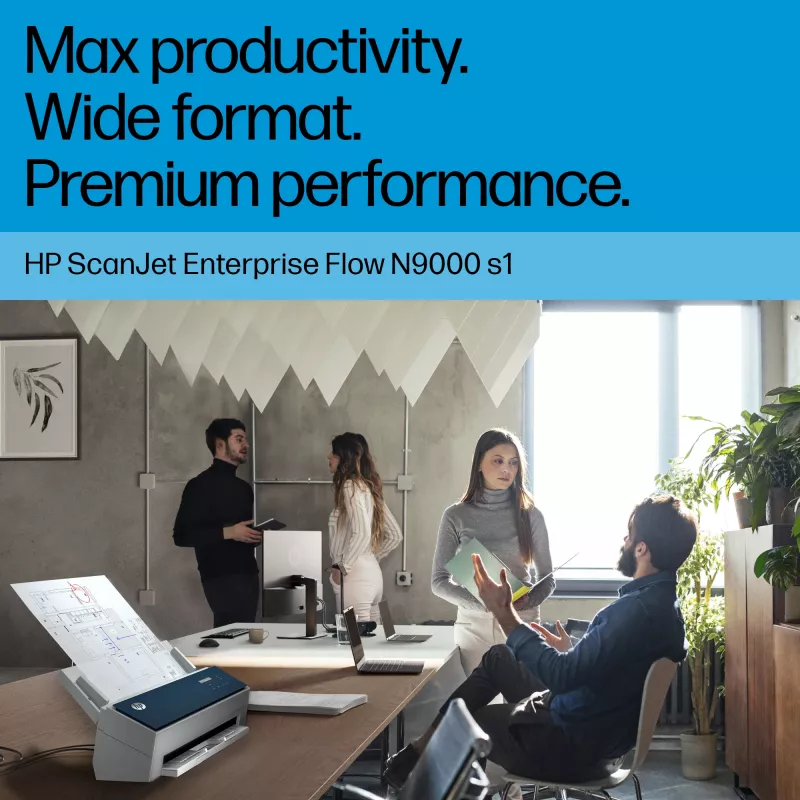 HP ScanJet Enterprise Flow 9000 s1 Sheet-fed Scanner 600 x 600 DPI