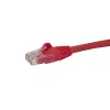StarTech.com 50cm CAT6 Ethernet-Kabel - Rot CAT 6 Gigabit Ethernet Kabel -250MHz 100W PoE RJ45 UTP Netzwerk/Patchkabel rastnasenfrei mit Zugentlastung einzeln getestet