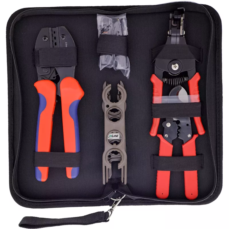 Montagewerkzeug InLine 94104 Schwarz Rot MC4-Steckverbinder 5 Stück