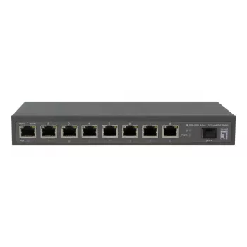 LevelOne GEP-0925 Netzwerk-Switch Unmanaged 2.5G Ethernet (100/1000/2500) Power over Ethernet (PoE) Schwarz