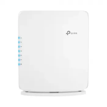 WLAN-Router TP‑Link Archer BE450 — Dual‑Band (2,4/5 GHz), Wi‑Fi 7, Multi‑Gigabit Ethernet, 5x LAN, USB, weiß