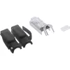 InLine Crimp-Stecker Cat.6A RJ45 geschirmt, 3-teilig schwarz 100er-Pack