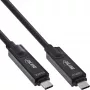 InLine 35798I USB-Kabel USB 3.2 Gen 2 (3.1 Gen 2) 15 m USB C Schwarz