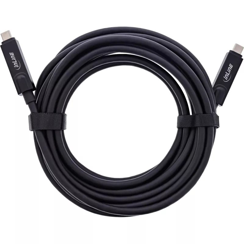 InLine 35798I USB-Kabel USB 3.2 Gen 2 (3.1 Gen 2) 15 m USB C Schwarz