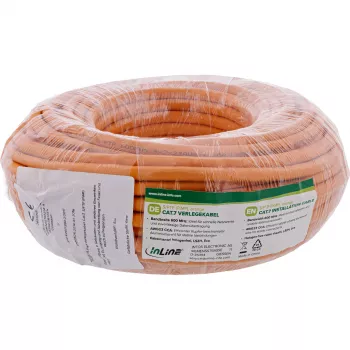Netzwerkkabel InLine 70215I RJ45 Cat.7 600MHz 1m Orange