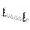 Kabelmanagement-Gitter 60 cm InLine 23190G zur Tischmontage mit Schraubklemmen, schwarz