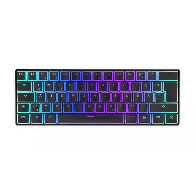Gaming-Tastatur ENDORFY Thock Compact RF Wireless USB QWERTZ 61 Tasten RGB LED