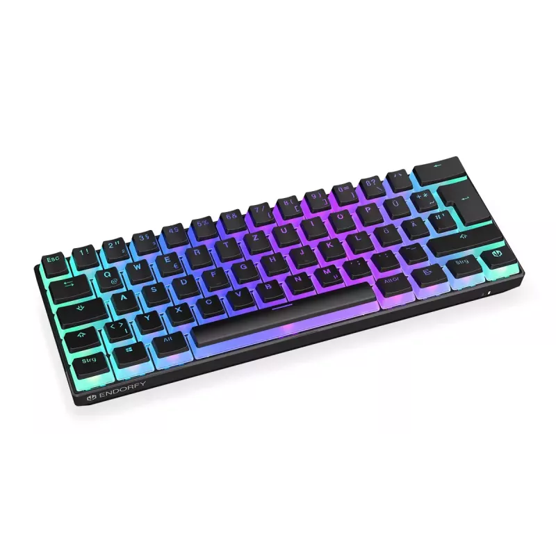 Gaming-Tastatur ENDORFY Thock Compact RF Wireless USB QWERTZ 61 Tasten RGB LED