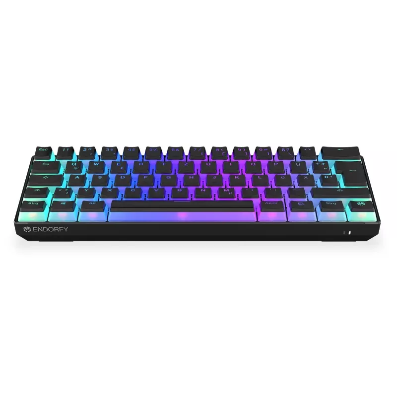 Gaming-Tastatur ENDORFY Thock Compact RF Wireless USB QWERTZ 61 Tasten RGB LED