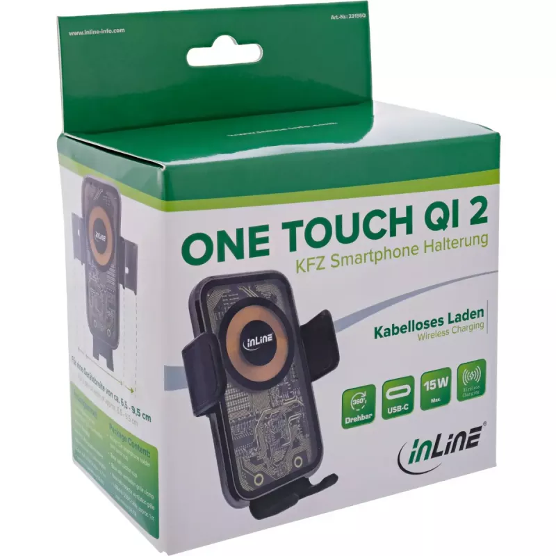 InLine 23156Q Halterung Passive Halterung Mobiltelefon/Smartphone Schwarz, Mehrfarbig