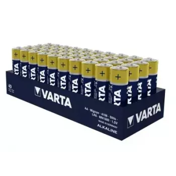 Einwegbatterie Varta Longlife AA Folie 40