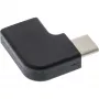 InLine USB 3.2 Gen.2 Adapter, USB-C Stecker / USB-C Buchse, abgewinkelt