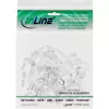 InLine 8P8C RJ45 männliche geschirmte Steckverbinder für Rundkabel, 100 Stk. Pack