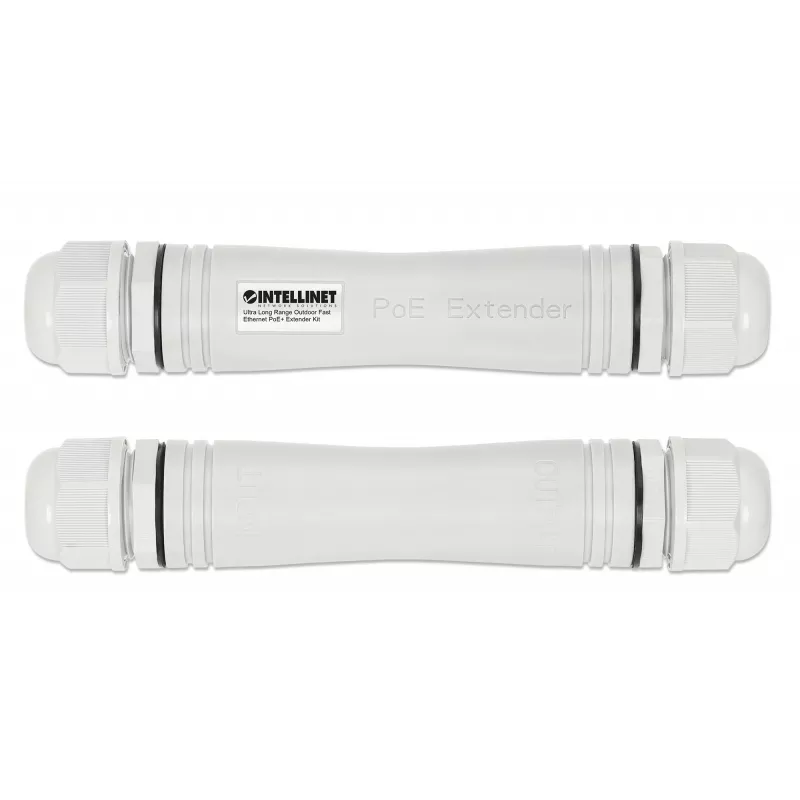 Intellinet Ultra Long Range Outdoor Fast Ethernet PoE+ Extender Kit 1000 m 95 W IP67