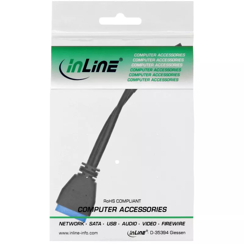 InLine USB 2.0 auf 3.0 intern USB 2.0 Header / USB 3.0 intern, 0,30 m