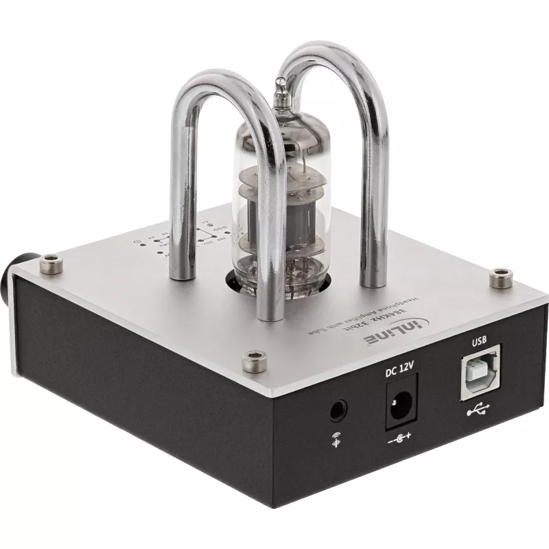 InLine AmpUSB, Hi-Res AUDIO HiFi DSD USB Audio DAC, Röhrenverstärker