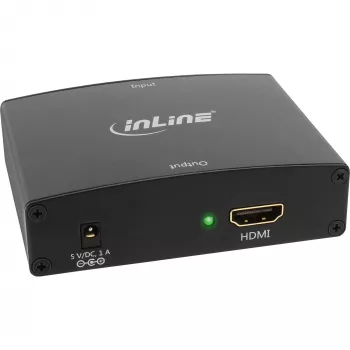 InLine Konverter VGA + Audio auf HDMI Eingang VGA und Cinch-Audio Ausgang HDMI