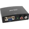 InLine Konverter VGA + Audio auf HDMI Eingang VGA und Cinch-Audio Ausgang HDMI