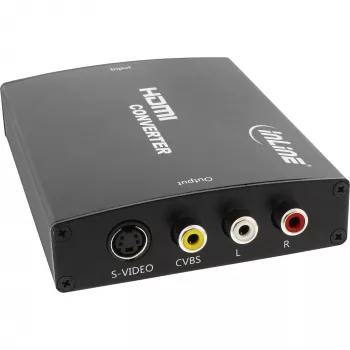 InLine HDMI-zu-S-Video-Konverter + RCA-Audio-Konverter