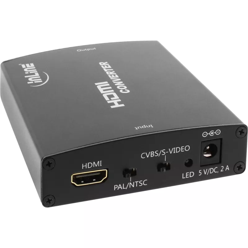 InLine HDMI-zu-S-Video-Konverter + RCA-Audio-Konverter