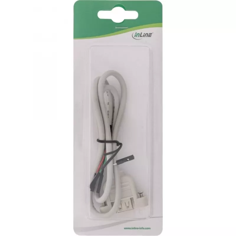 USB 2.0 Adapterkabel InLine 33440F 0,60 m USB A Buchse / Header-Anschluss