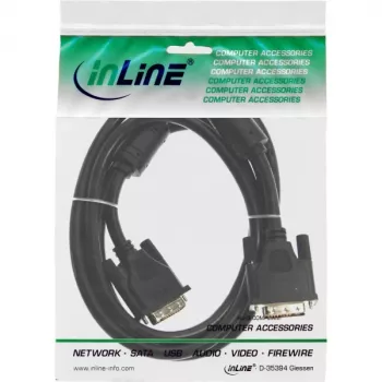DVI-I-Kabel 24+5 M/M Dual Link InLine 17793 3m