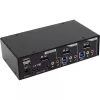 InLine Desktop KVM Switch 2 Port DisplayPort USB 3.0 Hub mit Audio