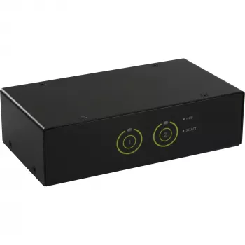 InLine Desktop KVM Switch, 2-Port, HDMI, USB 3.0 Hub, mit Audio