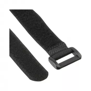 InLine Kabelbinder-Klettverschluss-Set 10 Stück schwarz 20 mm x 300 mm
