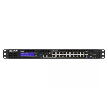 QNAP QGD-1602-C3758-16G Netzwerk-Switch Managed L2 2.5G Ethernet (100/1000/2500) Schwarz, Grau