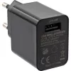 InLine USB Power Adapter Single, 100-240V auf 5V/2,5A, schwarz