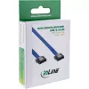 InLine SATA 6Gb/s Kabel kleiner Stecker 0,3m mit Verriegelungen
