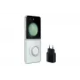 Flip Hülle Samsung für Galaxy Z Flip5 EF-XF73KKTEGWW — transparent, für 6,7 Zoll (17 cm) Bildschirm