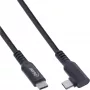 InLine USB 3.2 Gen.1 Kabel, USB Type-C Stecker/Stecker abgewinkelt für VR, schwarz, 5m