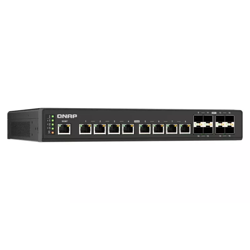 QNAP QSW-IM3216-8S8T Netzwerk-Switch Managed L2 10G Ethernet (100/1000/10000) Schwarz