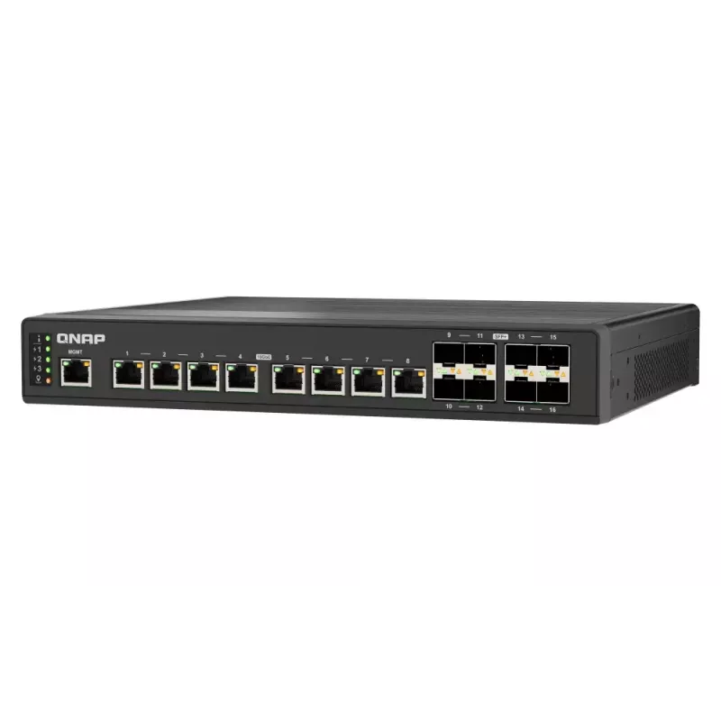 QNAP QSW-IM3216-8S8T Netzwerk-Switch Managed L2 10G Ethernet (100/1000/10000) Schwarz