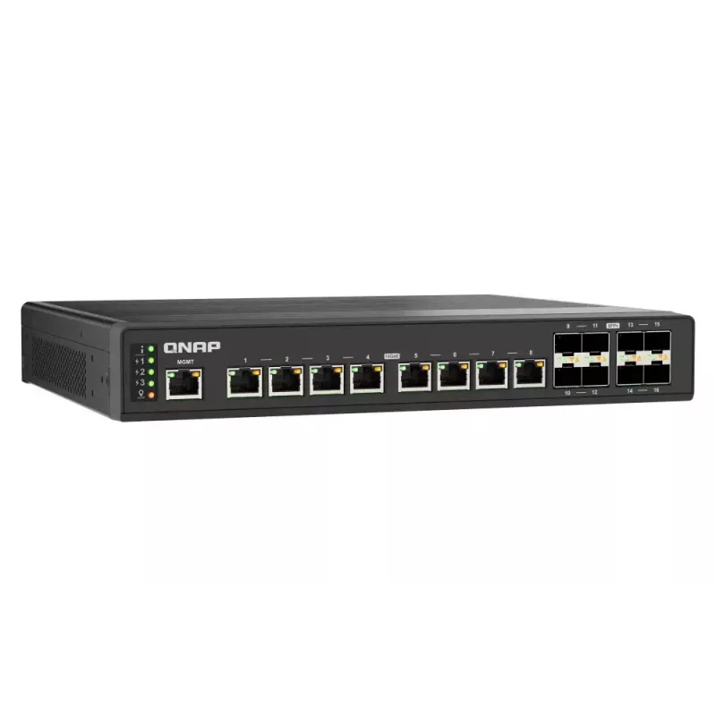 QNAP QSW-IM3216-8S8T Netzwerk-Switch Managed L2 10G Ethernet (100/1000/10000) Schwarz