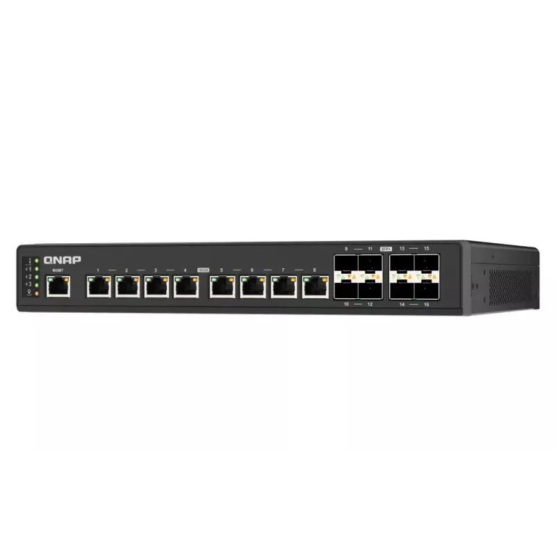 QNAP QSW-IM3216-8S8T Netzwerk-Switch Managed L2 10G Ethernet (100/1000/10000) Schwarz