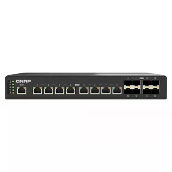 QNAP QSW-IM3216-8S8T Netzwerk-Switch Managed L2 10G Ethernet (100/1000/10000) Schwarz