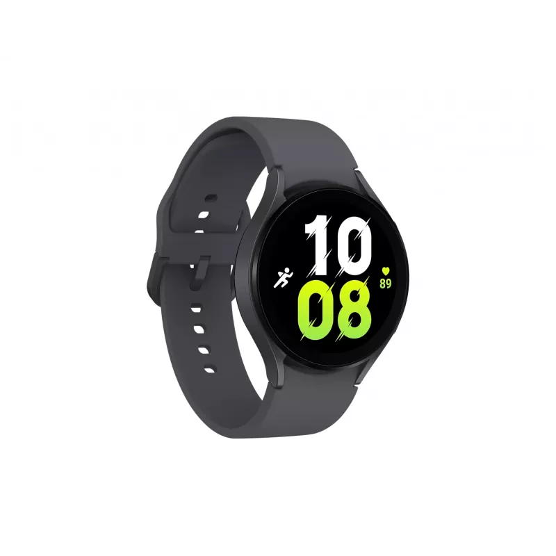 Samsung Galaxy Watch5 3,56 cm (1,4 Zoll) OLED 44 mm Digital 450 x 450 Pixel Touchscreen 4G Graphit Wi-Fi GPS (Satellit)