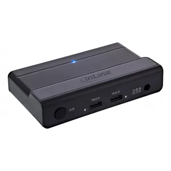 InLine 60604I USB-C Sharing Switch mit 4-Port USB-Hub