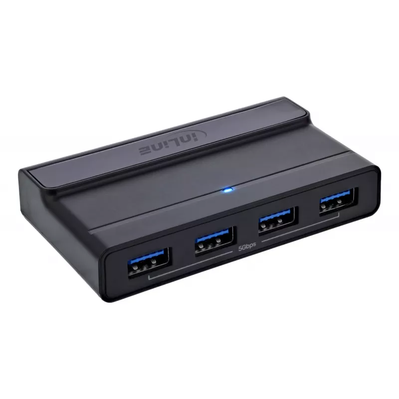 InLine 60604I USB-C Sharing Switch mit 4-Port USB-Hub