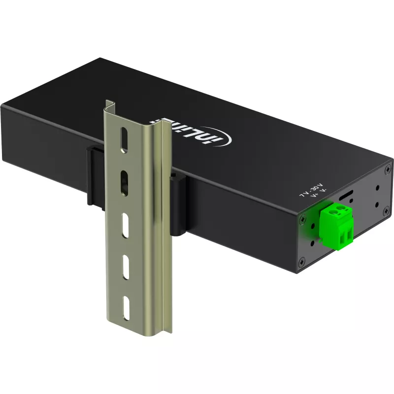 InLine 35396C Interface-Hub USB 3.2 Gen 1 (3.1 Gen 1) Type-B 5000 Mbit/s Schwarz