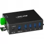 InLine 35396A Interface Hub USB 3.2 Gen 1 (3.1 Gen 1) Type-B 5000 Mbit/s Schwarz